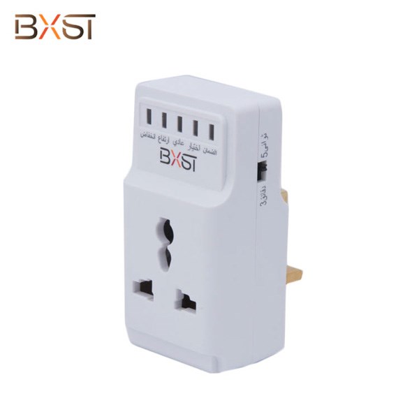 BX-V074  UK Home Appliance Portable  Adjustable Voltage Surge Protector Plug