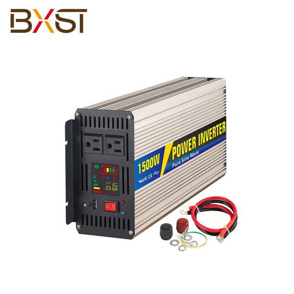 BX-IT002-1500W  DC AC Pure Sine Wave Inverter With LED Digital Display