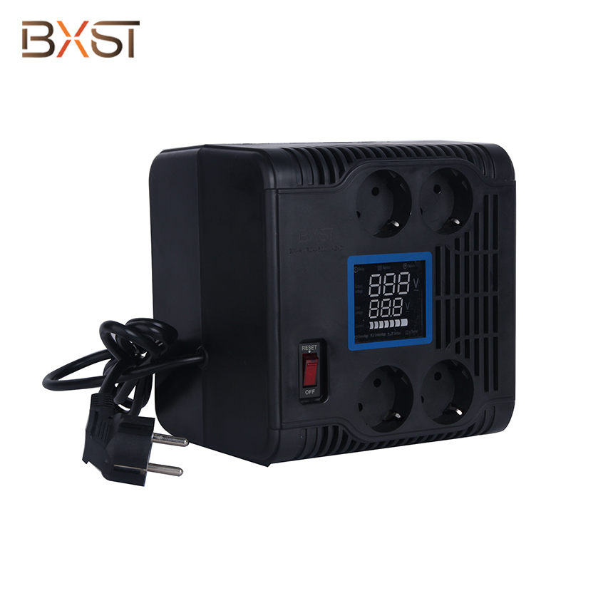 BX-VRS-G4  German Standard LED Indicators Automatic Voltage Regulator Stabilizer with On-Off Switch 