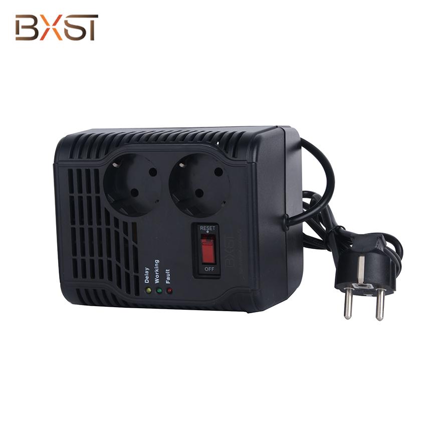 BX-VRS-G2 300/500W German Standard Automatic Voltage Stabilizer with LED Digital Display and On-Off Switch