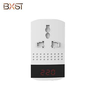 Bx-V090-D Uk Plug With Protective Door And Led Display 220V Home Automatic Voltage Surge Protector for fridge