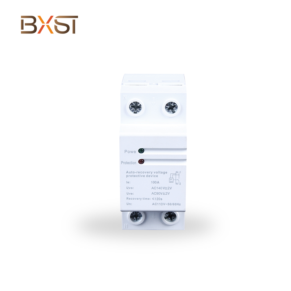 BX-V001 Single Phase Wiring Solar Energy Din Rail Auto-recovery Surge Voltage Protector 