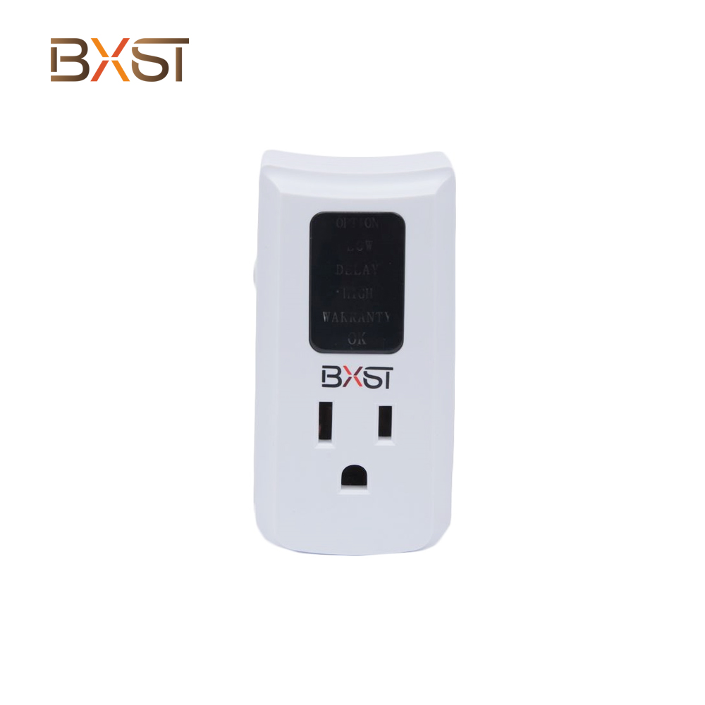 BXST-V069 120V Refrigerador TV Over and Under Voltage Protection Automatic Voltage Protector CE USA Socket Outlet Plug with Socket
