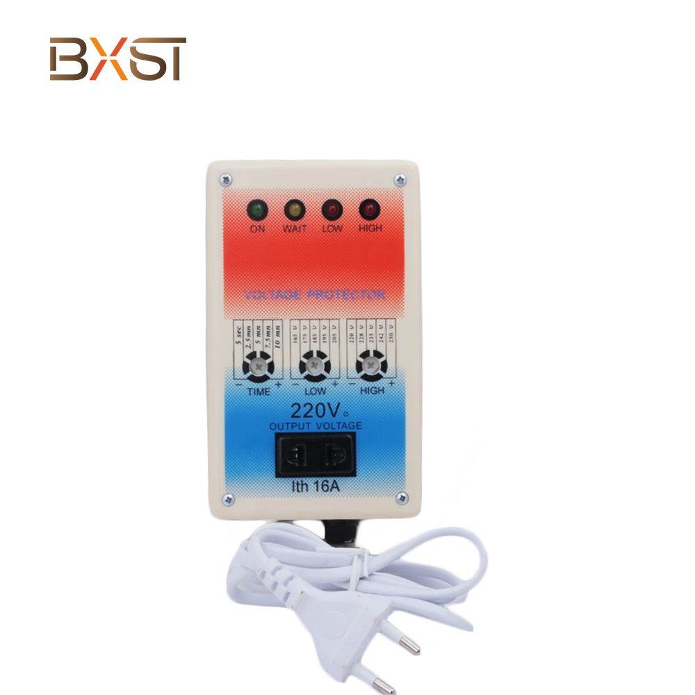 BXST-V022-EU 220V Over and Under Voltage Delay Adjustable Voltage Protector with Display