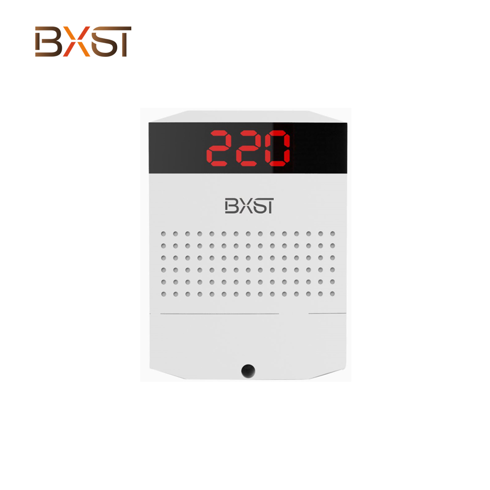 BXST-V091-D Wiring Worldwide Voltage Protector and Surge Regulator with LED Digital Display and ABS Shell
