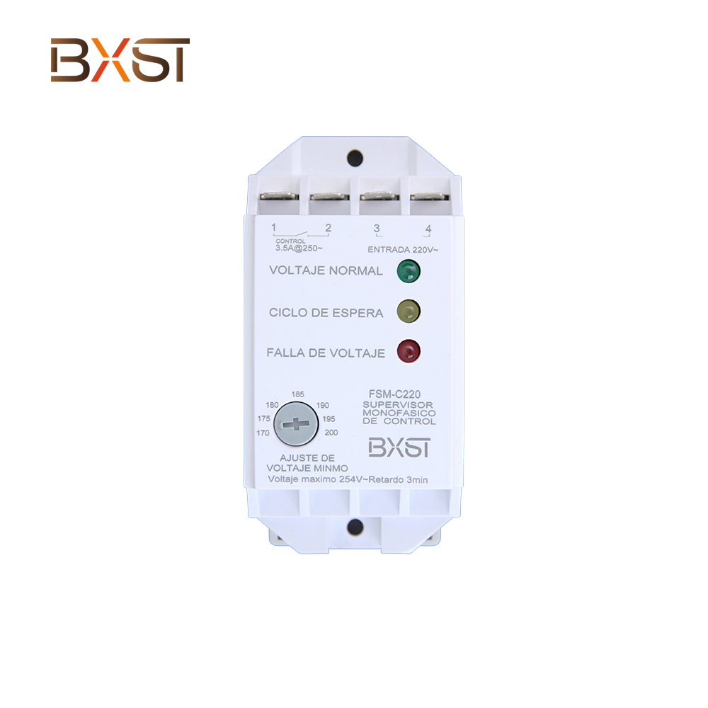 BX-V121  Single-Phase Low Voltage Delay Adjustable Wiring Voltage Protector