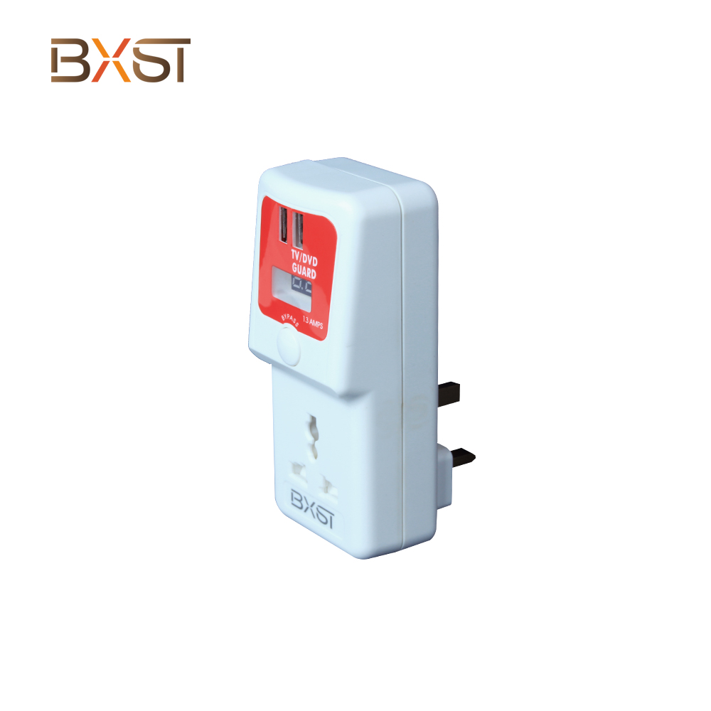 BXST-V187-D-USB tv guard voltage protector home fridge power guard with USB