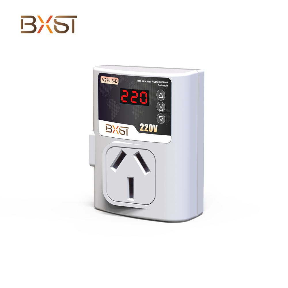 BXST-V276-3-D US Adjustable Automatic with Digital Display Voltage Protector Plug 
