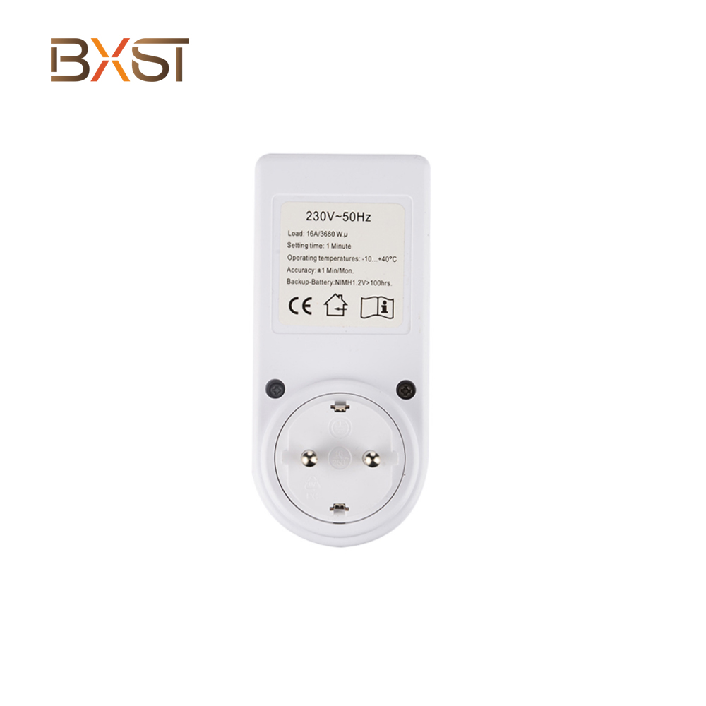 BX-T094-US 24H Electronic Mechanical Timer with Digital Display 