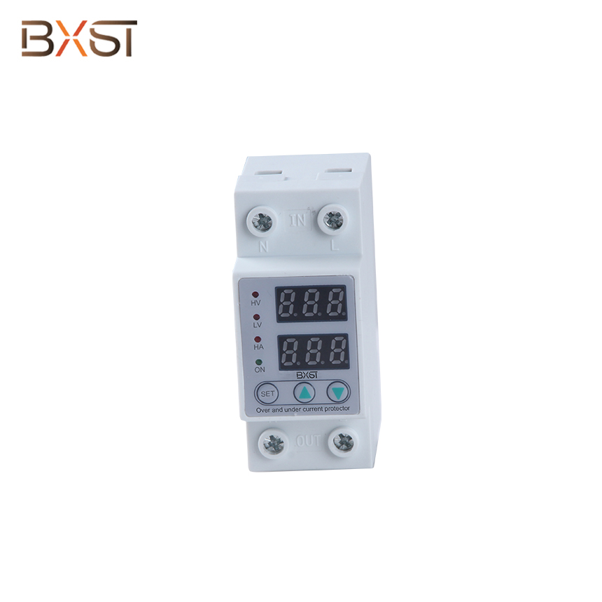 BXST-V132  Wiring Single Phase Voltage Protector with Two Output and Two Input Electric Mini High Voltage Circuit Breaker Price