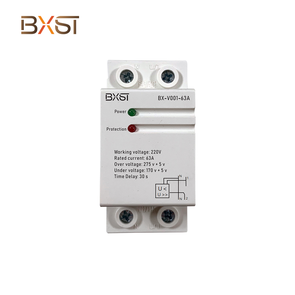 BXST-V001-63A Wholesale custom power supply protection equipment voltage protector undervoltage protector