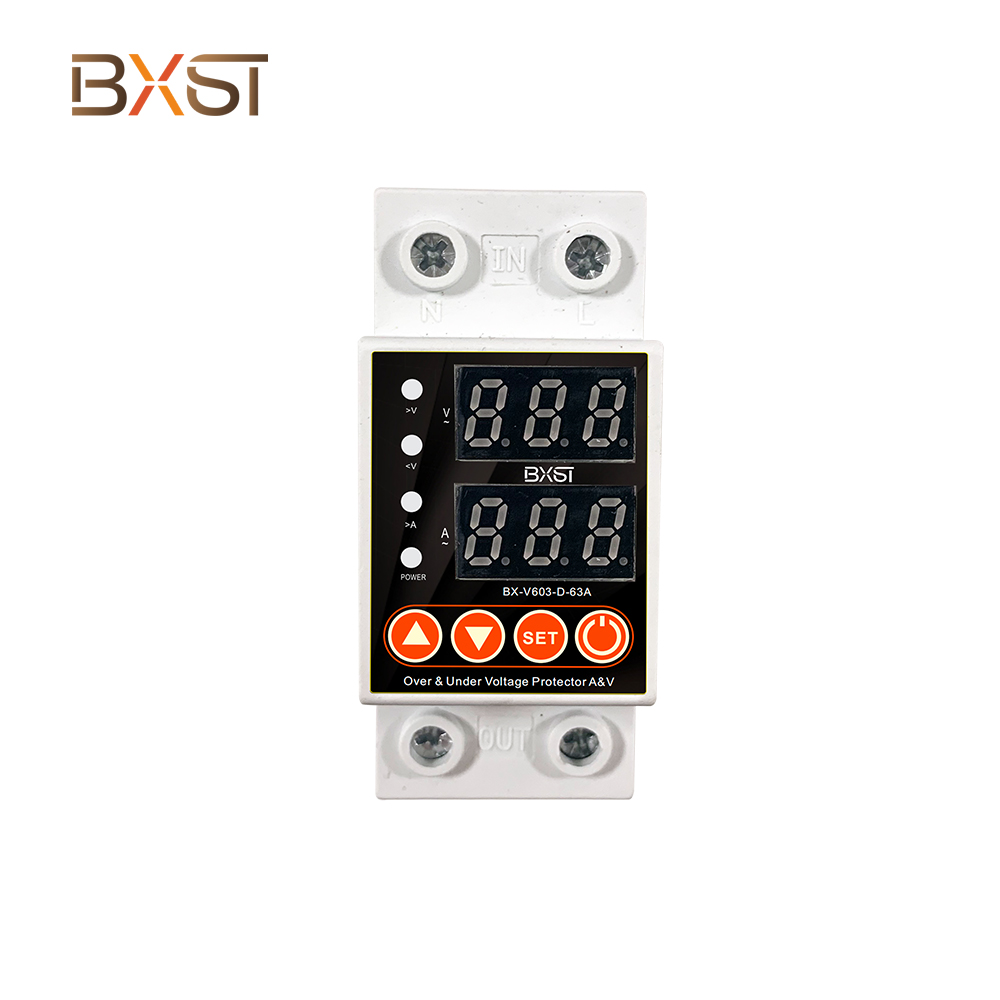 BXST-V603-D-63A 220VAC safety voltage protector rail type voltage protector for household use