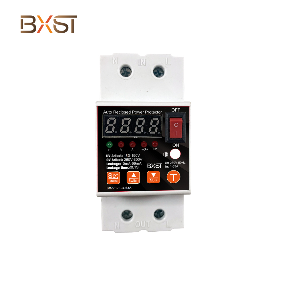 BXST-V626-D-63A under and over voltageprotector custom wholesale under voltage protector