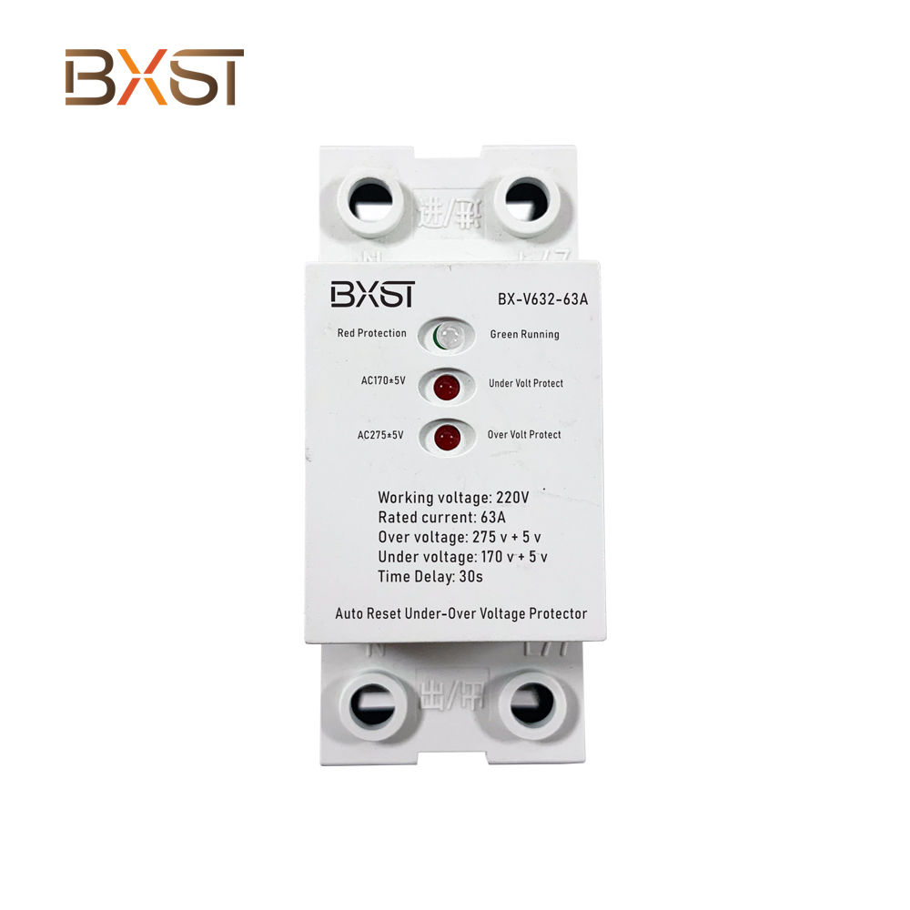 BXST-V632-63A Rail Type 220V 50/60Hz Safety Voltageprotector Overvoltage Protector Home