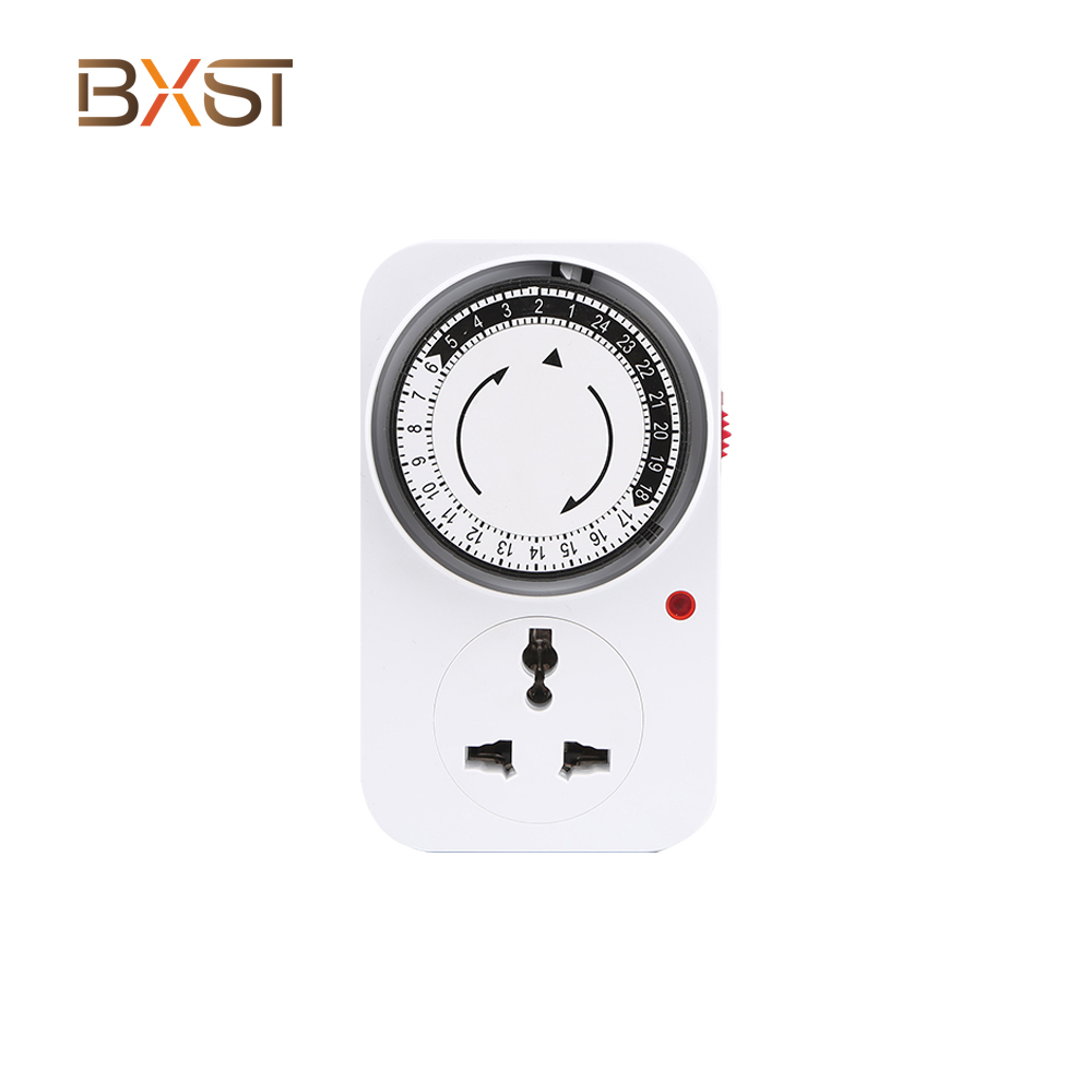 BXST-T010A-VN 24H three socket Mechanical Timer with indicator light