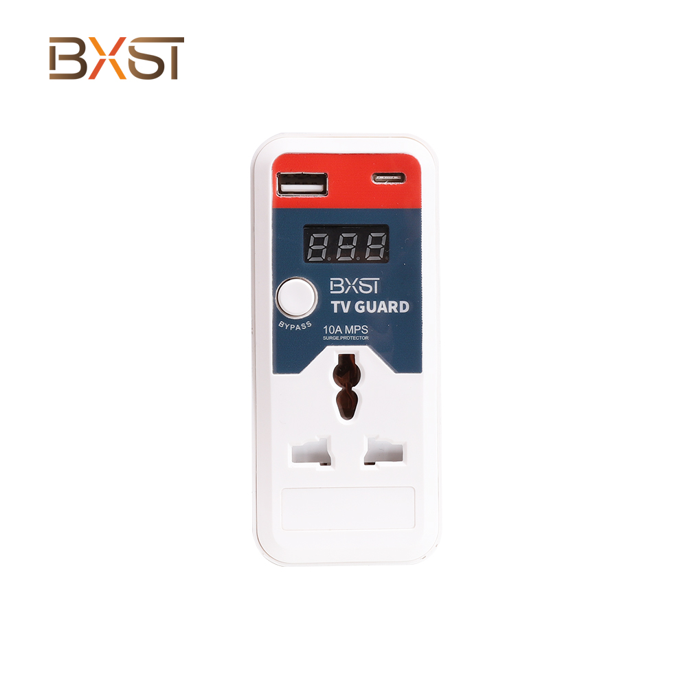 BX-V319-USB 220V Over Voltage and Under Voltage Protection Device, Socket  Power Voltage Protector for Refrigerator, TV Fridge Guard with  USB-products-Wenzhou BXST Co., Ltd