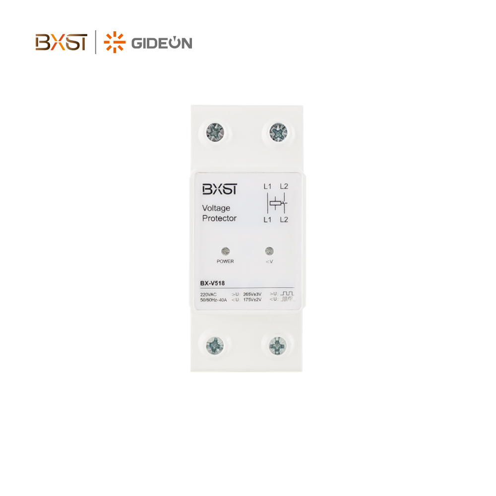 BX-V518-V-40A Din Rail Voltage Protector Basic rail protector for home