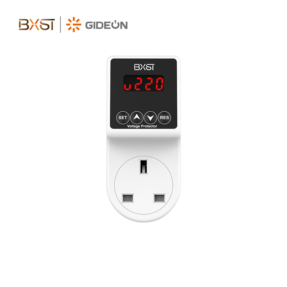 BX-V753-BS Automatic Voltage Protector UK Plug for 220V Household Appliances