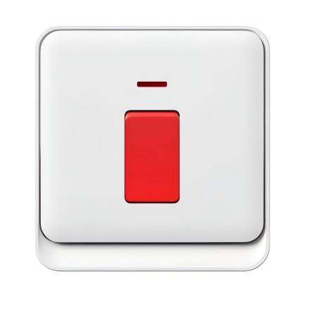 Classic Household Wall Switch Socket Panel, Standard Wall Power Outlet for Indoor Electrical Fitting